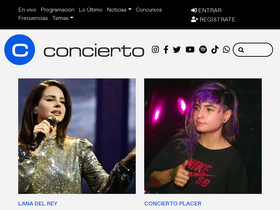 'concierto.cl' screenshot