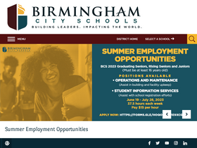 'bhamcityschools.org' screenshot