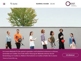 'raumreservation-sg.ost.ch' screenshot