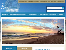 'san-clemente.org' screenshot