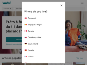 'vinted.fr' screenshot