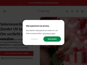 Glowdip homepage screenshot
