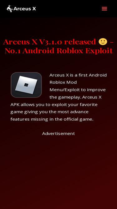 Arceus X Apk + MOD v3.1.0 (MOD Menu for Roblox)