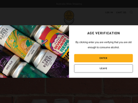 tworupeesbrewing.com.au homepage screenshot