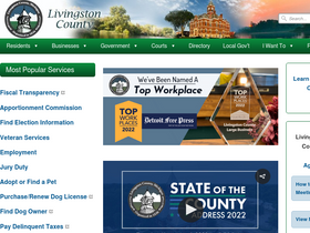 'livgov.com' screenshot
