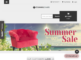 'stunningchairs.co.uk' screenshot