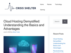 'crisisshelter.org' screenshot