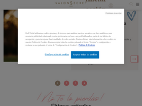 'salonsecret.es' screenshot