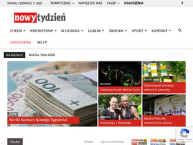 'nowytydzien.pl' screenshot