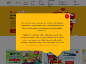 'mcdonalds.co.id' screenshot