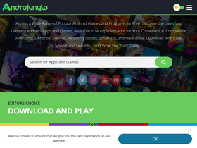 'androjungle.com' screenshot