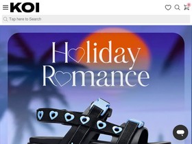 'koifootwear.com' screenshot