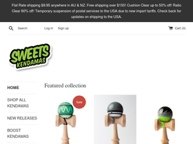 Sweetskendamas homepage screenshot