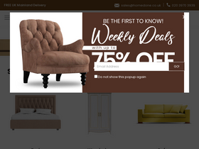 'homedone.co.uk' screenshot