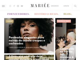 'mariee.com.br' screenshot