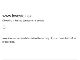 'investaz.az' screenshot
