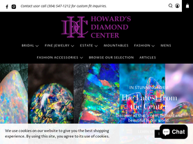howardsdiamondcenters.com homepage screenshot