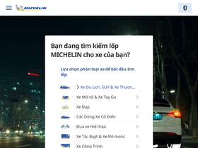 'michelin.vn' screenshot