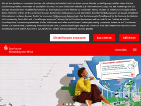 'sparkasse-niederbayern-mitte.de' screenshot