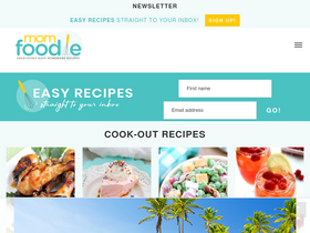 'momfoodie.com' screenshot