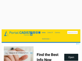 'portalcadista.com' screenshot