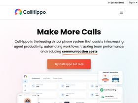 'callhippo.com' screenshot