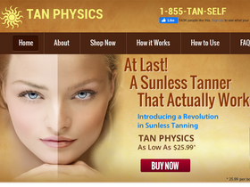 'tanphysics.com' screenshot