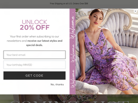 Dress the Population website screenshot