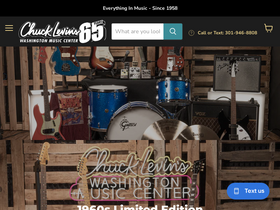 'chucklevins.com' screenshot