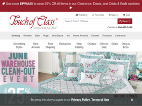 'touchofclass.com' screenshot