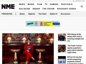 'nme.com' screenshot