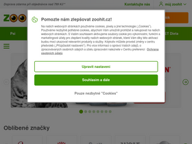 'zoohit.cz' screenshot