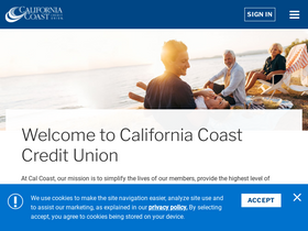 'calcoastcu.org' screenshot