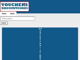 'vouchers-discountcodes.com' screenshot