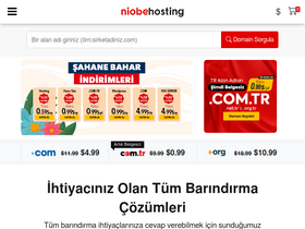 'niobehosting.com' screenshot