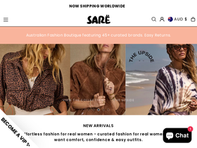sarestore.com.au homepage screenshot