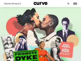 'curvemag.com' screenshot