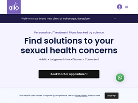 'allohealth.care' screenshot