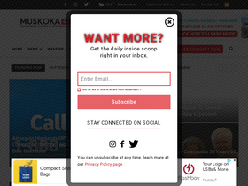 'muskoka411.com' screenshot