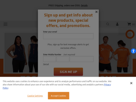 'shoporangetheory.com' screenshot