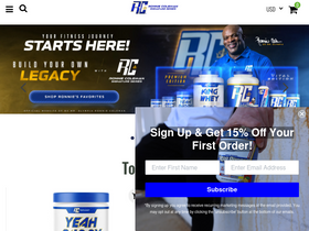 'ronniecoleman.net' screenshot