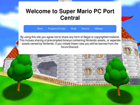 'sm64pc.info' screenshot
