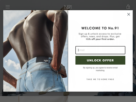 No91 homepage screenshot