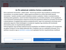 'indavideo.hu' screenshot