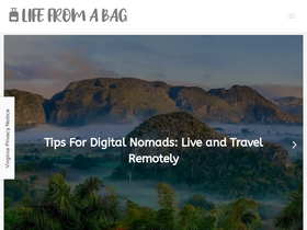 'lifefromabag.com' screenshot