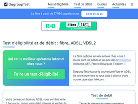 'degrouptest.com' screenshot