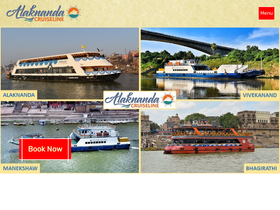 'alaknandacruise.com' screenshot