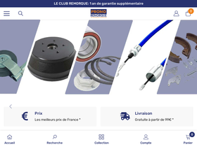 promo-remorques.fr homepage screenshot
