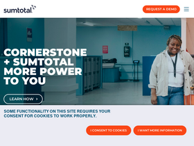 'sumtotalsystems.com' screenshot
