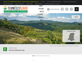 'termeszetjaro.hu' screenshot